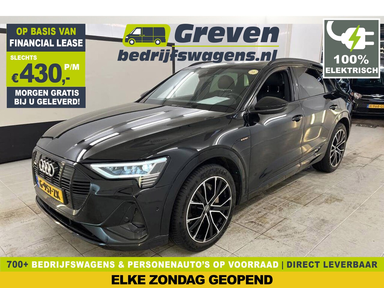 Audi e-tron - 50 quattro launch edition black S-Line | VERWACHT! | 313PK Elektrisch Pano 20"LMV Memory-S - AutoWereld.nl