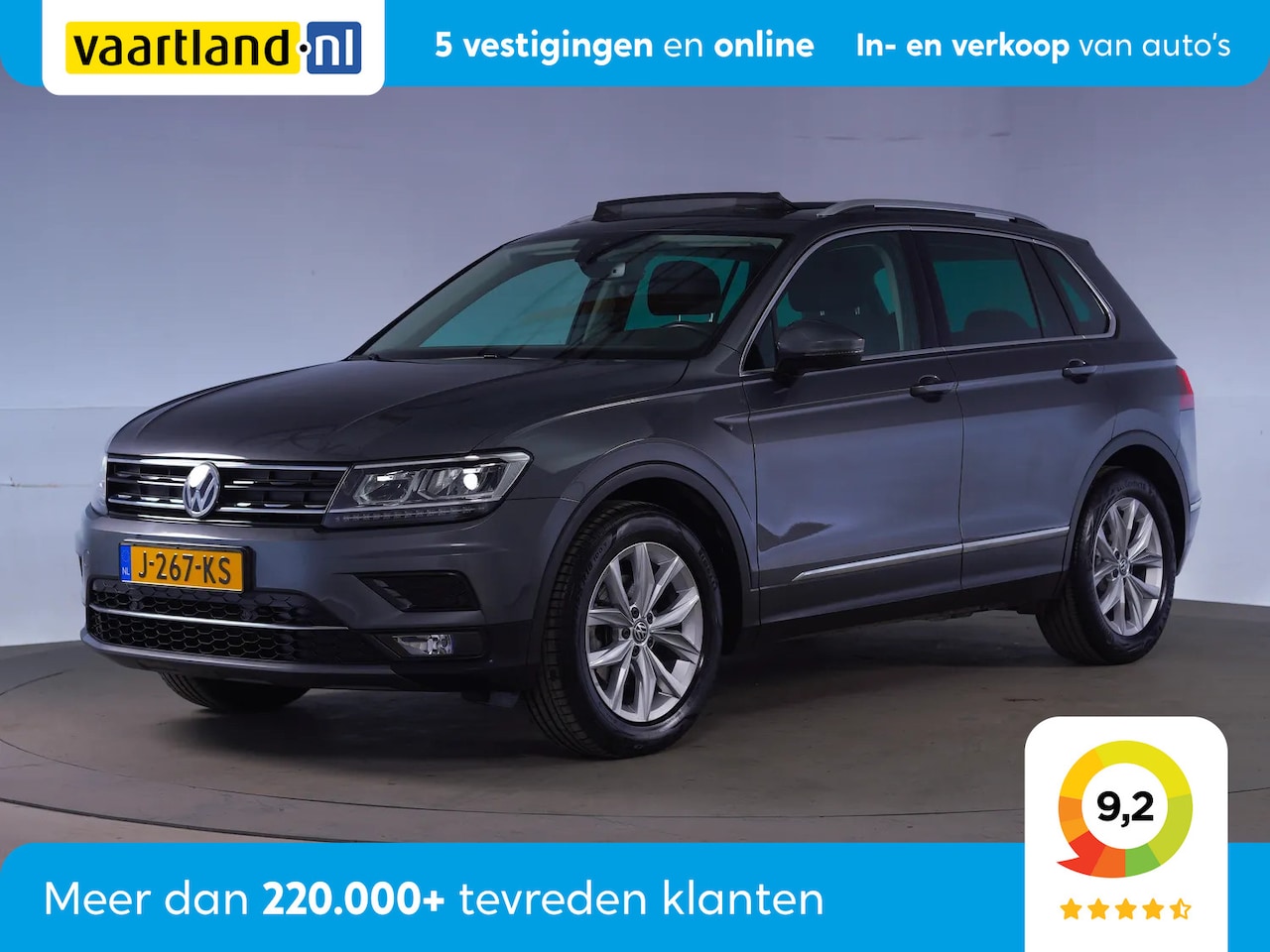 Volkswagen Tiguan - 1.5 TSI ACT Highline Aut. [ Panorama Virtual Stoelverwarming ] - AutoWereld.nl