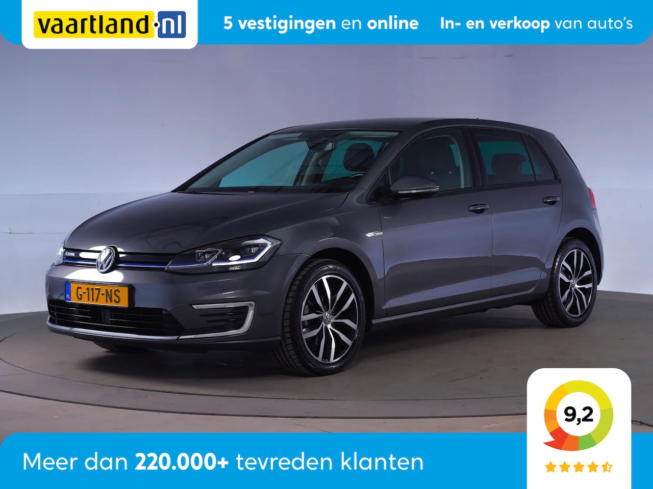 Volkswagen e-Golf - e-Golf [ Warmtepomp LED Navi ] - AutoWereld.nl