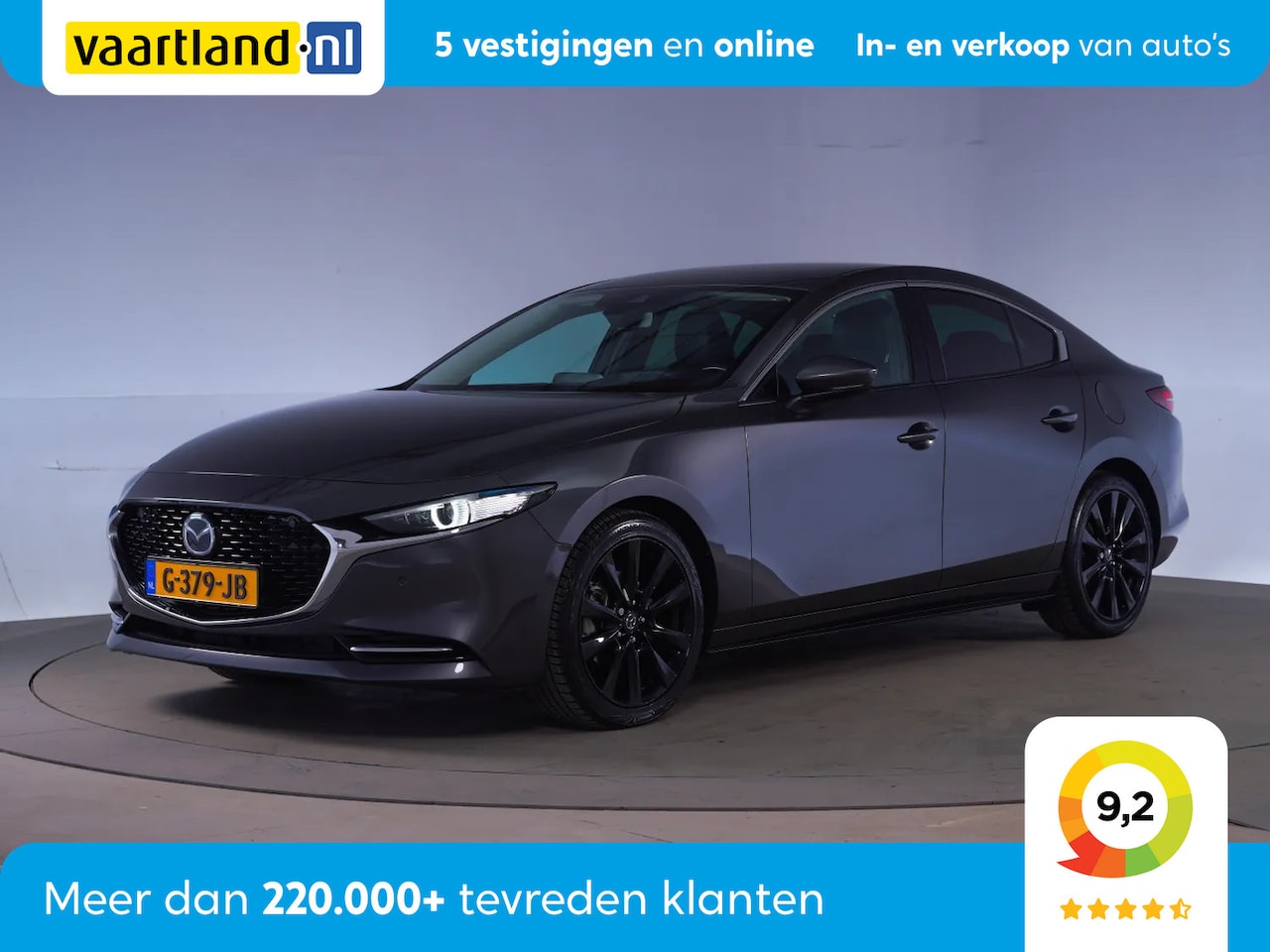 Mazda 3 - 2.0 e-SkyActiv-X M Hybrid 180pk Luxury Aut. [ LED Bose Leder Adapt.cruise ] - AutoWereld.nl