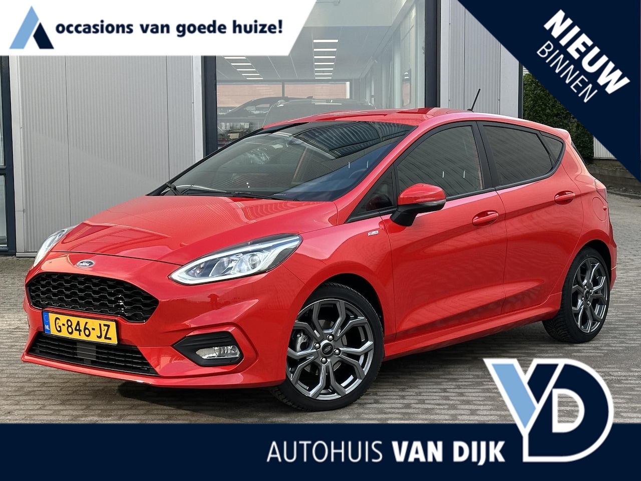 Ford Fiesta - 1.0 EcoBoost ST-Line | Navi/Camera/Sportuitlaat/Keyless - AutoWereld.nl