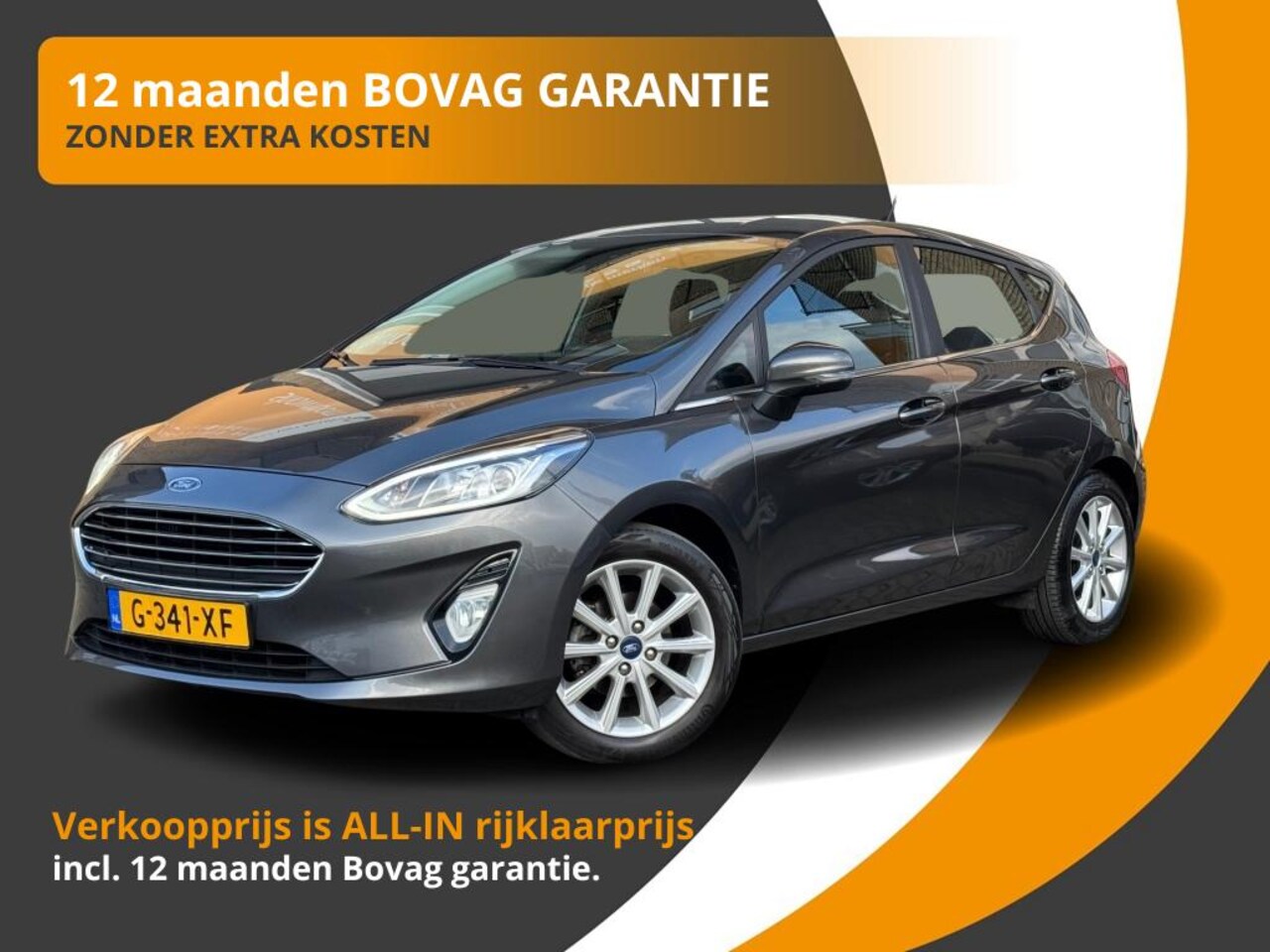 Ford Fiesta - 1.0 ECOBOOST TITANIUM 5-DEURS NL-AUTO/1e EIG./49.000KM! - AutoWereld.nl