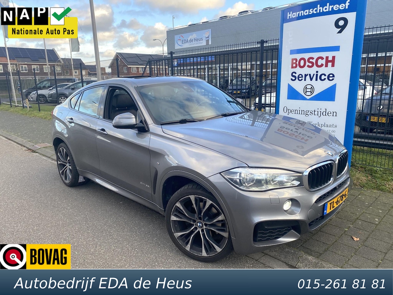 BMW X6 - xDrive35i High Executive M Sport met o.a. Harman/Kardon, dak, LED, luchtvering, 21", trekh - AutoWereld.nl