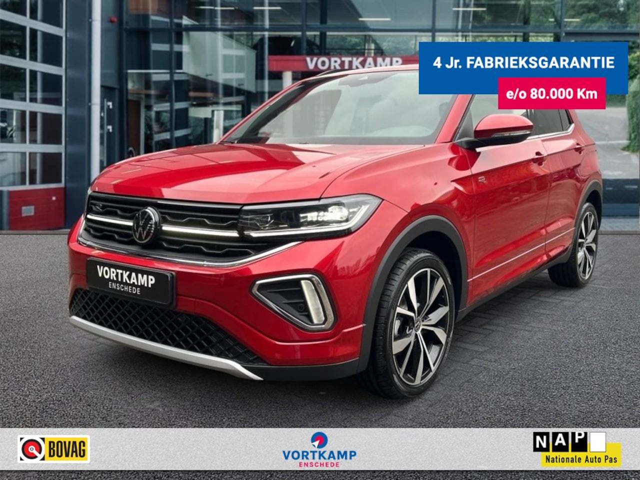 Volkswagen T-Cross - 1.5 TSI DSG R-LINE IQ-LIGHTS/CAMERA/CARPLAY/ACC/STOELVERW - AutoWereld.nl