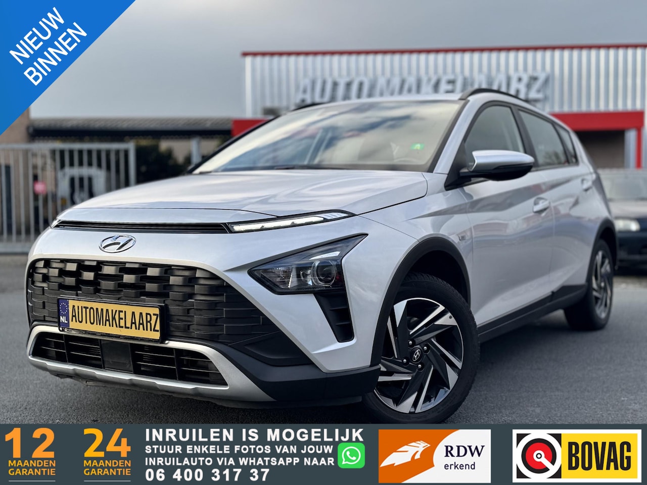 Hyundai Bayon - 1.0 T-GDI Premium|Mild Hybrid|CARPLAY|CAMERA|LANE - AutoWereld.nl