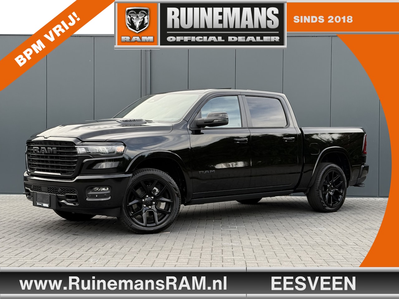 Dodge Ram 1500 - 3.0 420 PK LARAMIE PREMIUM / HURRICANE / 2025 MODEL / NIGHT EDITION / LUCHTVERING / PANO / - AutoWereld.nl