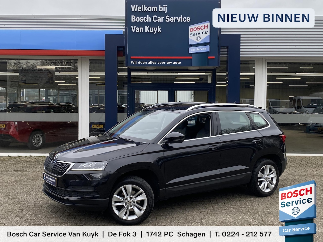 Skoda Karoq - 1.0 TSI Business Edition / NL-Auto / 116 PK / 99.000 KM / 1e-Eigenaar / Vol-Leder / Trekha - AutoWereld.nl