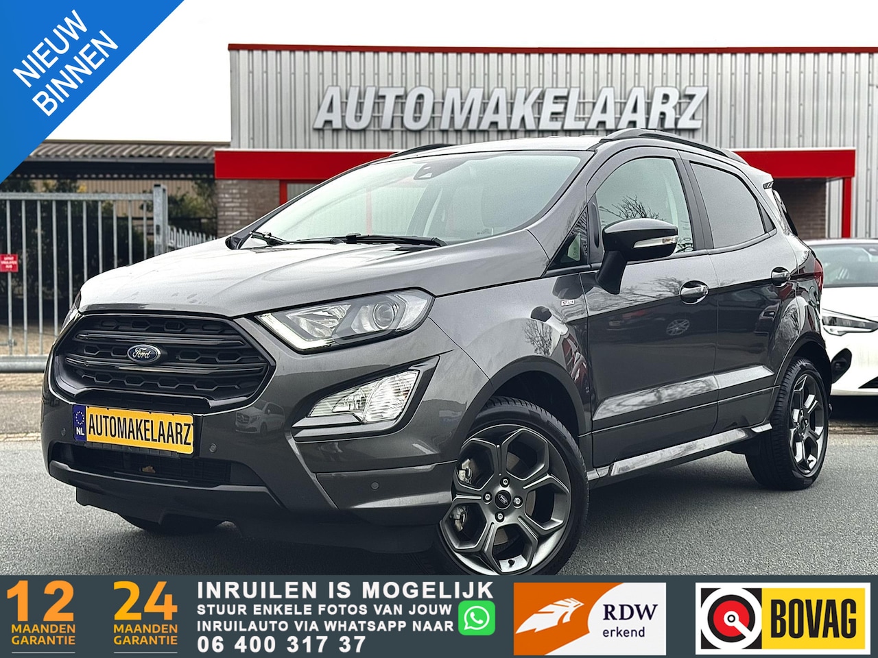 Ford EcoSport - 1.0 EcoBoost ST-Line VOL CAM B&O CARPLAY - AutoWereld.nl