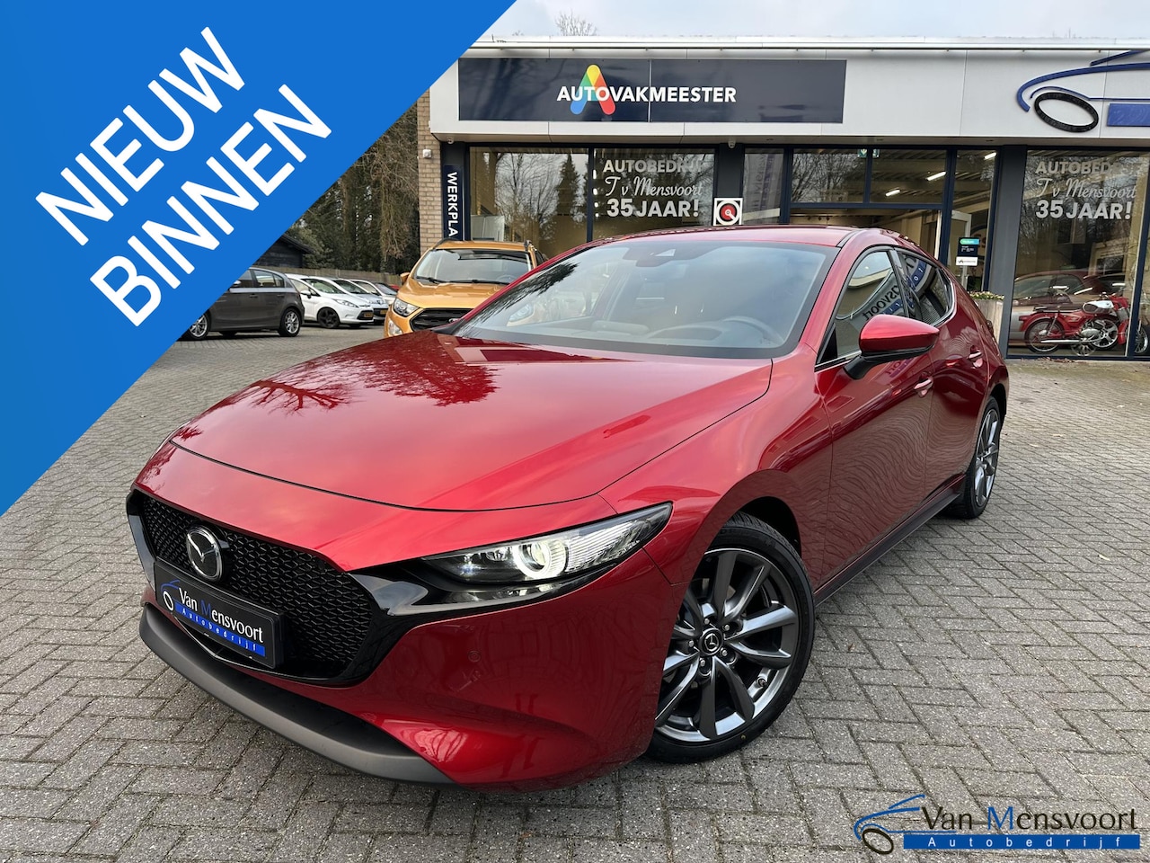 Mazda 3 - 2.0 e-SkyActiv-G M Hybrid 122 Comfort met Bose 360camera|AAC|Keyless|Bose|DAB - AutoWereld.nl