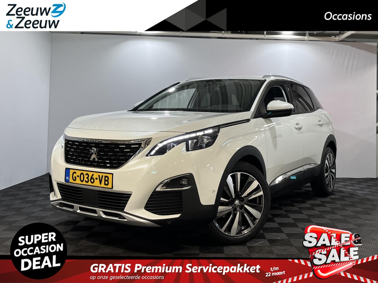 Peugeot 3008 - 1.2 - 130PK PureTech Allure Automaat | Navi | Climate Control | Cruise Control | Lichtmeta - AutoWereld.nl