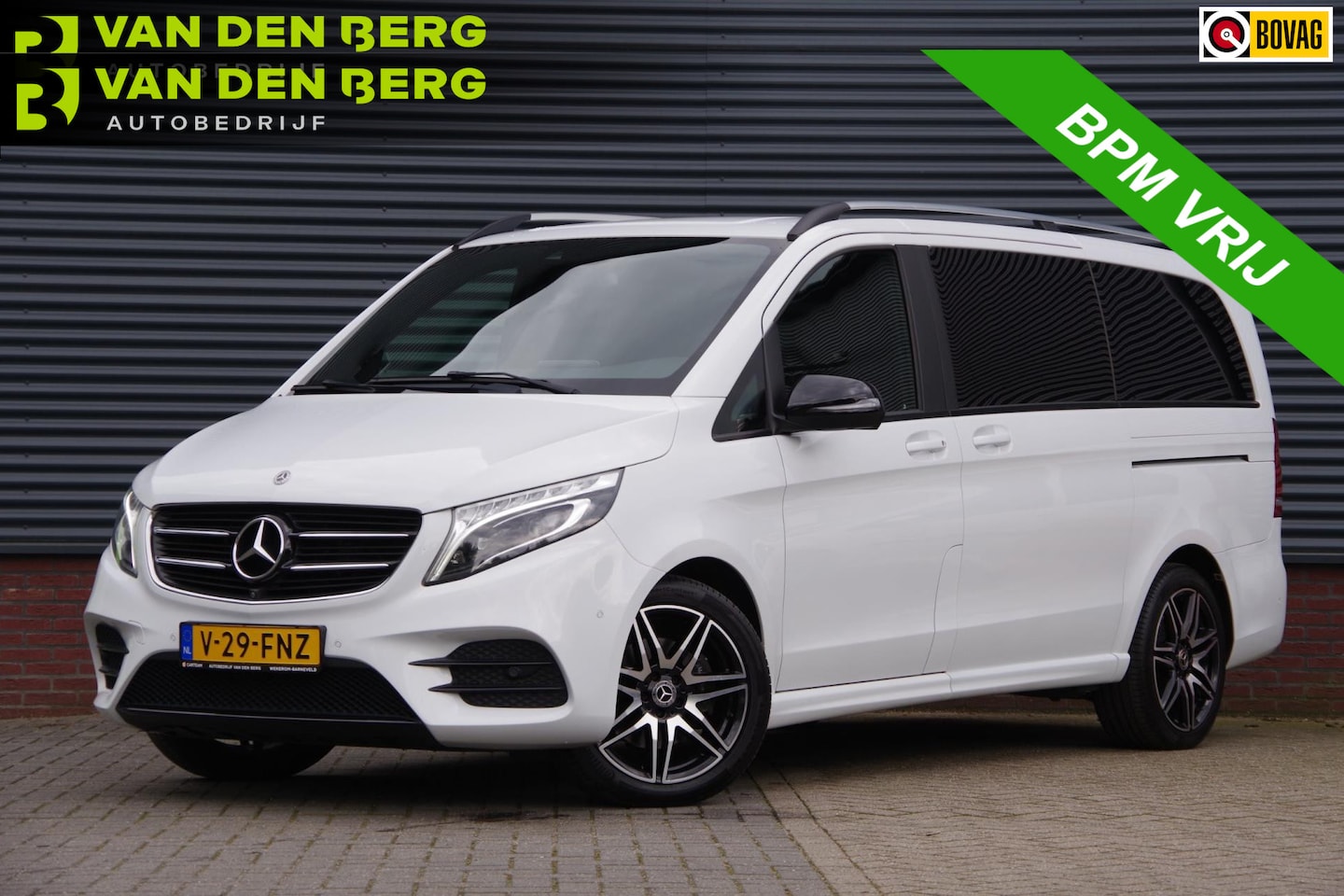 Mercedes-Benz V-klasse - 250d AMG L2 DC-5P. AUT. LED, LEDER, 360 CAMERA, NAVI, CRUISE, CLIMA, PDC, STOELVERWARMING, - AutoWereld.nl