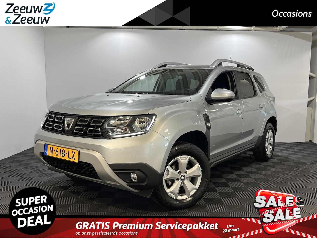 Dacia Duster - 1.0 TCe Bi-Fuel Comfort *G3 INSTALLATIE*Navigatie*Airco*LM.Velgen*IN ZEER NETTE STAAT! - AutoWereld.nl