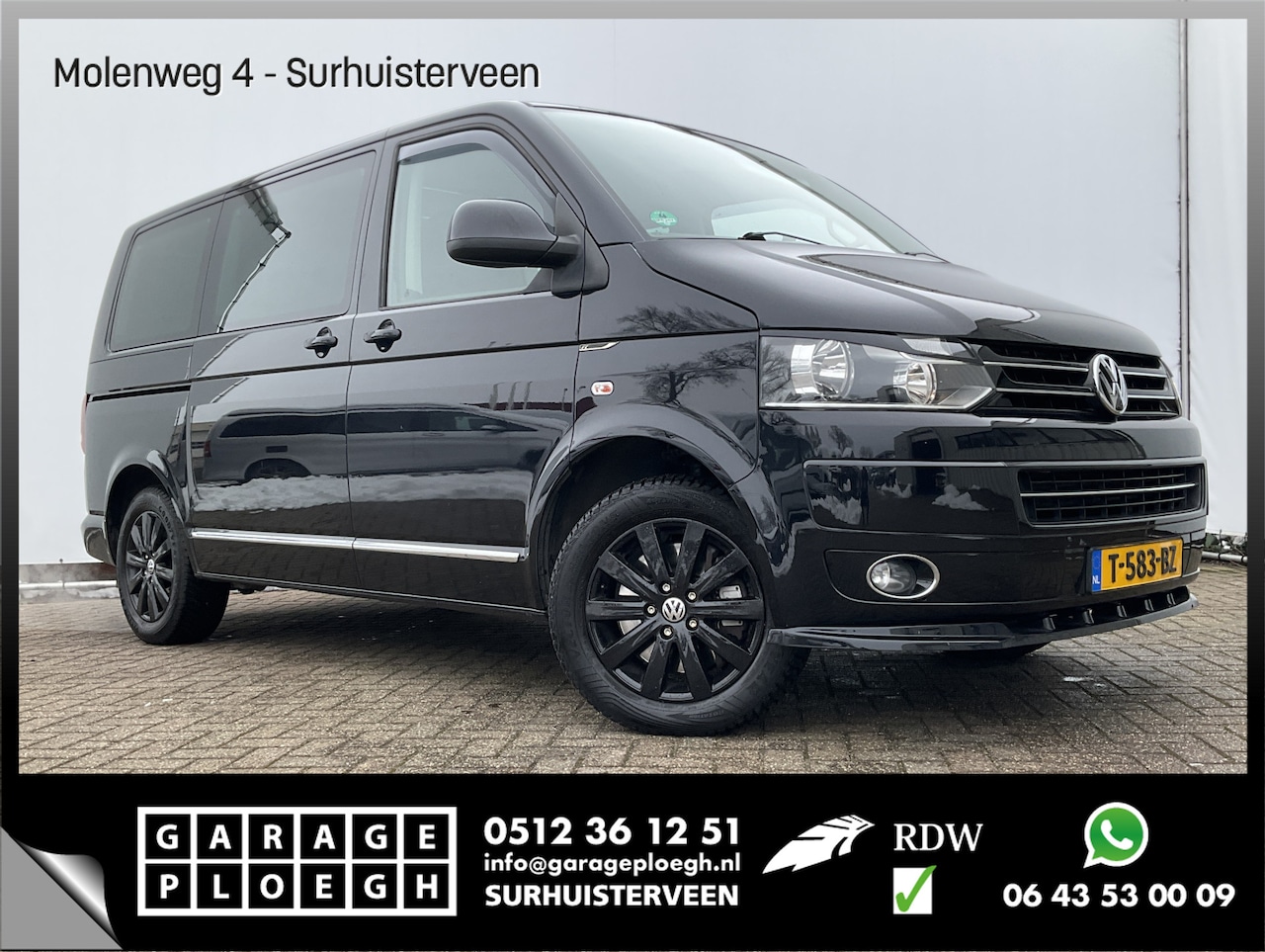 Volkswagen Transporter Multivan - 7-Pers 2.0 TDI L1H1 Highline Automaat Leer 7P. Nav/Cam Trekhaak - AutoWereld.nl