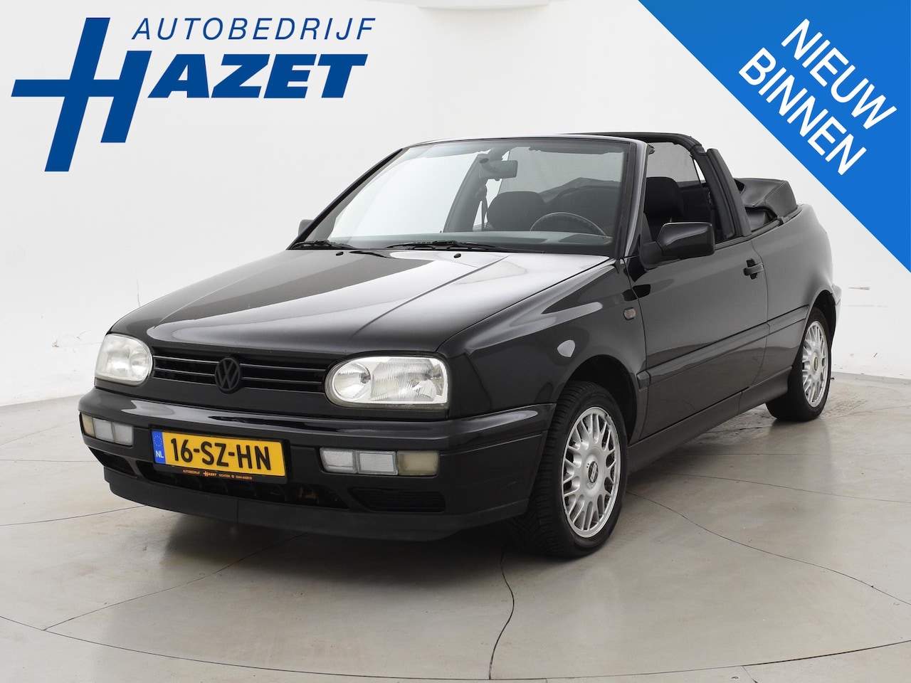 Volkswagen Golf Cabriolet - 1.8 MILESTONE KARMANN + BBS LMV | STUURBEKR. | ELEK. RAMEN - AutoWereld.nl