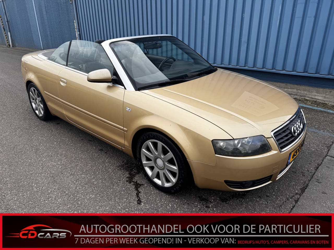 Audi A4 Cabriolet - 1.8 Turbo Exclusive Half leder, Parkeersensoren, Clima, Radio, Cruise control - AutoWereld.nl