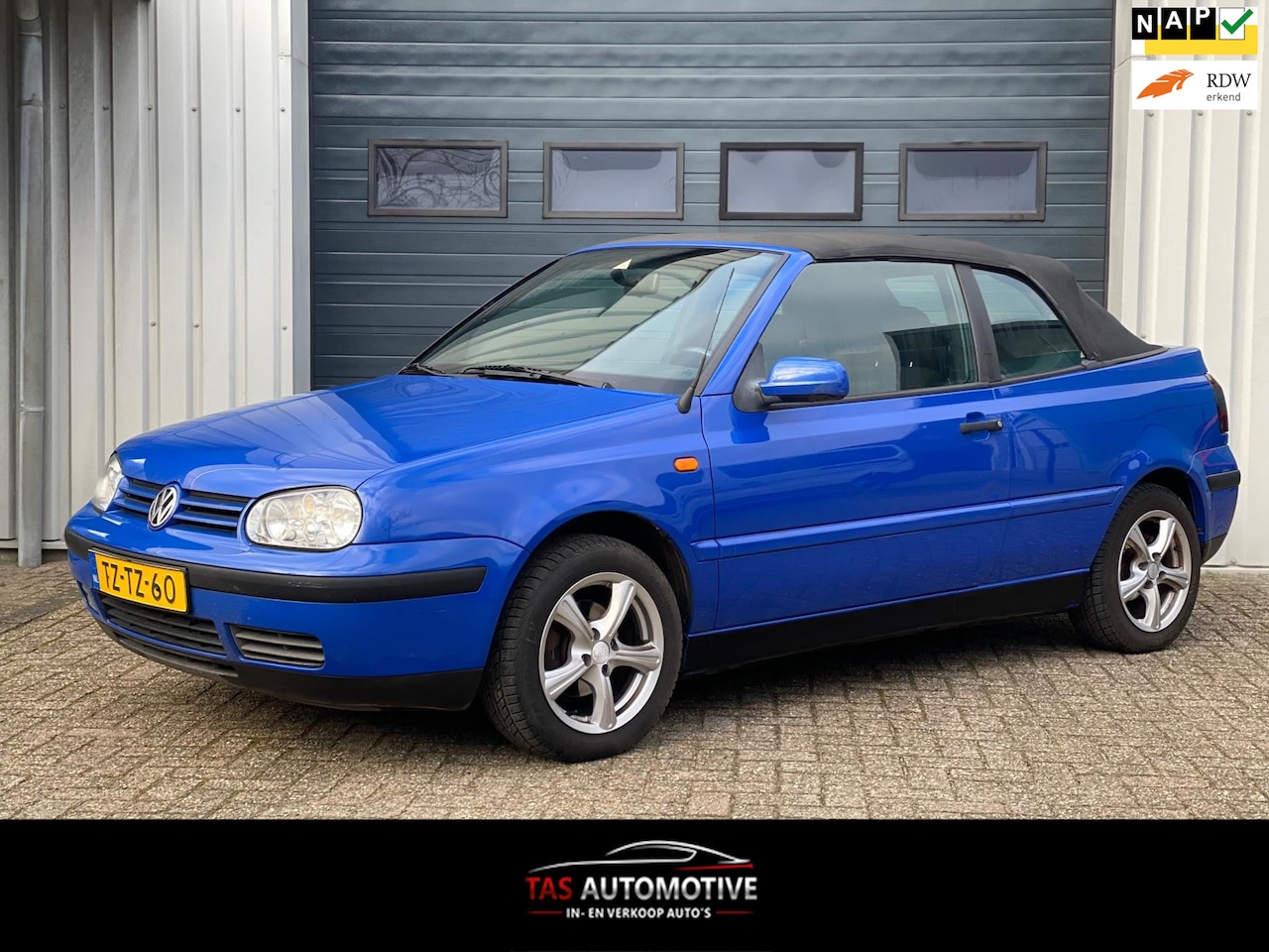 Volkswagen Golf Cabriolet - 1.8 Trendline NAVI/LM.VELGEN/NAP - AutoWereld.nl