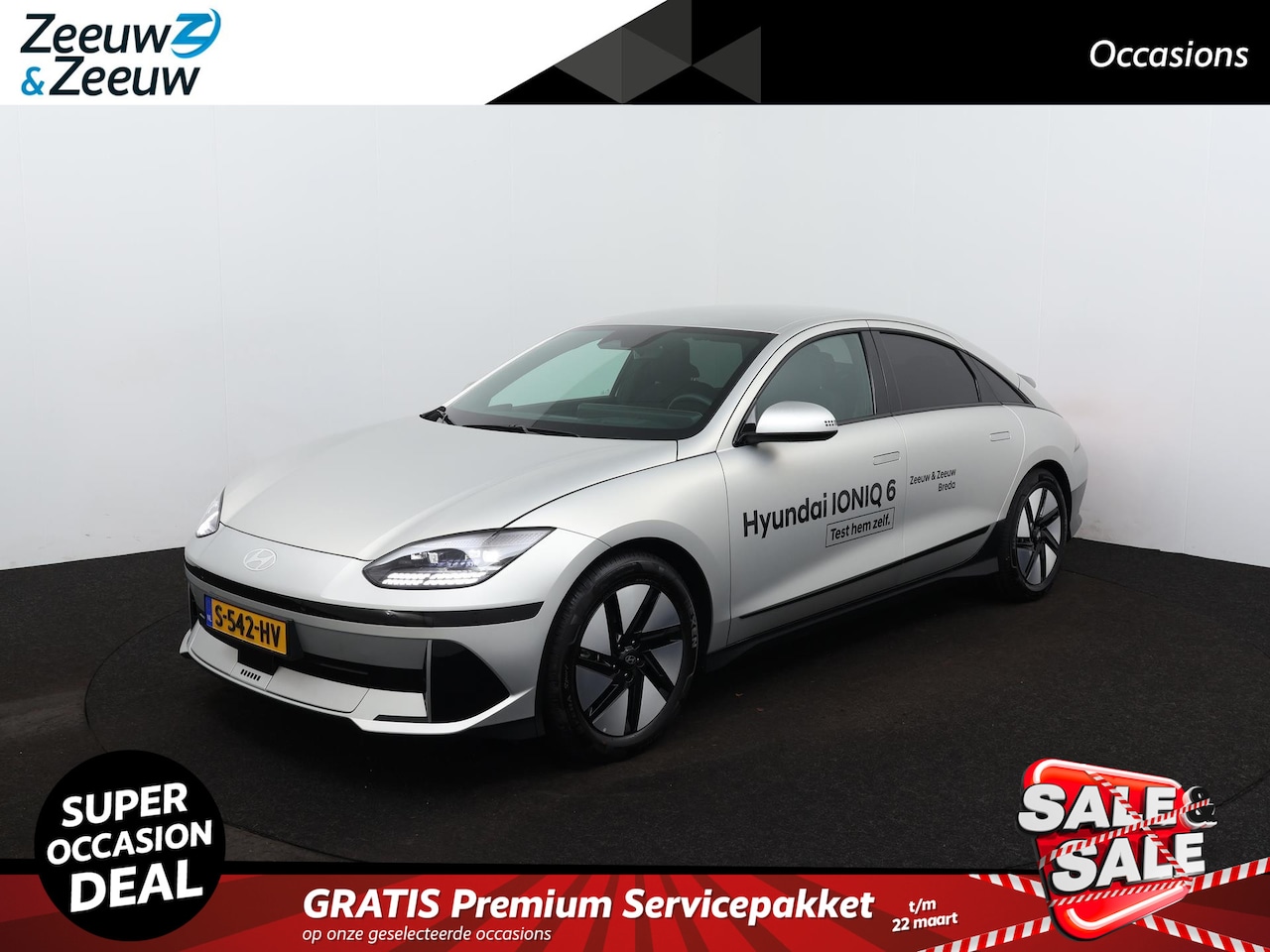 Hyundai IONIQ 6 - Connect 77 kWh | 5 jaar garantie! | 600km WLTP range! | Navi | Elek. stoelverstelling | - AutoWereld.nl