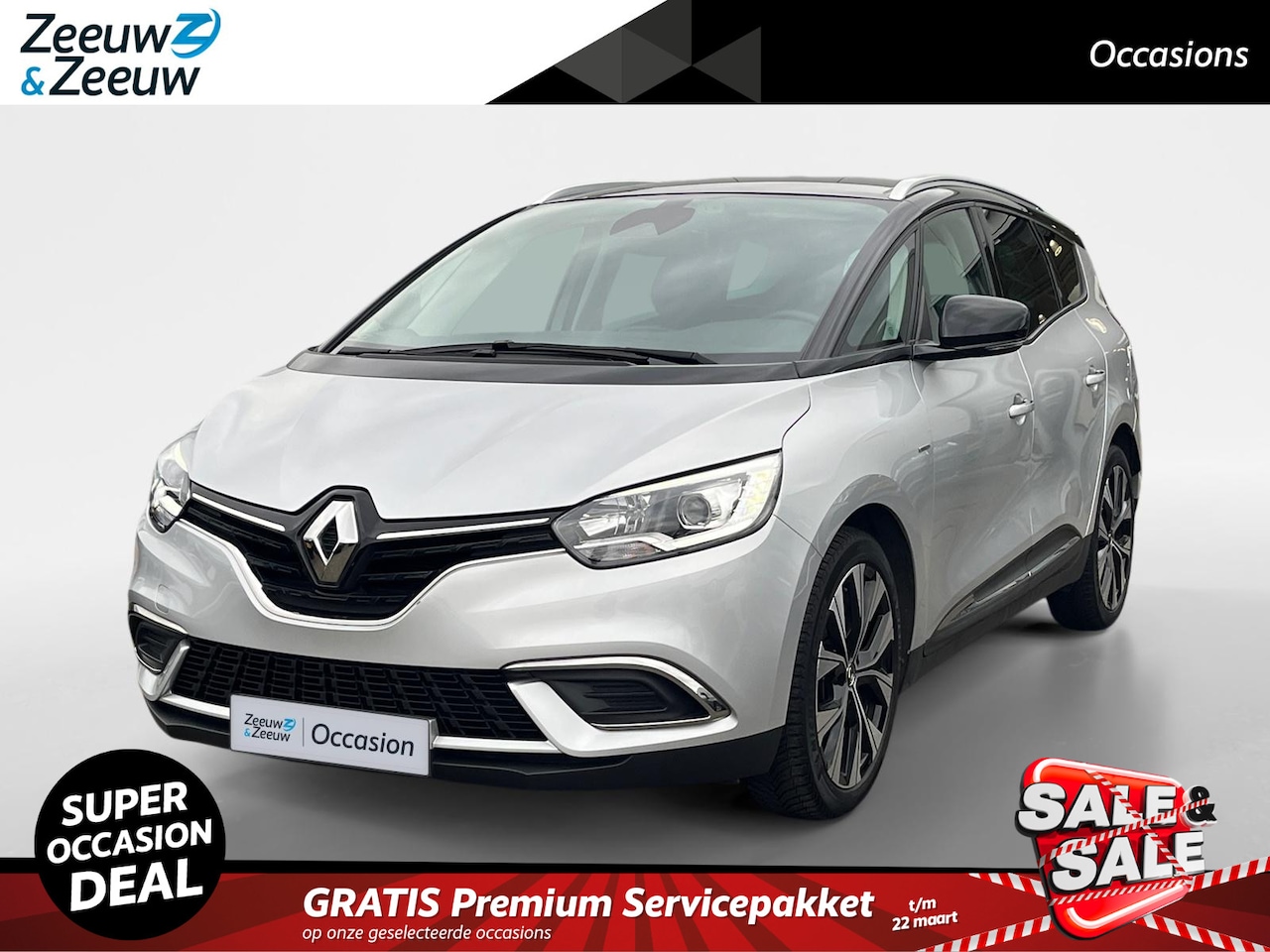 Renault Grand Scénic - 140PK TCe Limited 7p. | 7 Zitplaatsen | Navi | Climate Control | Parkeersensoren | Cruise - AutoWereld.nl