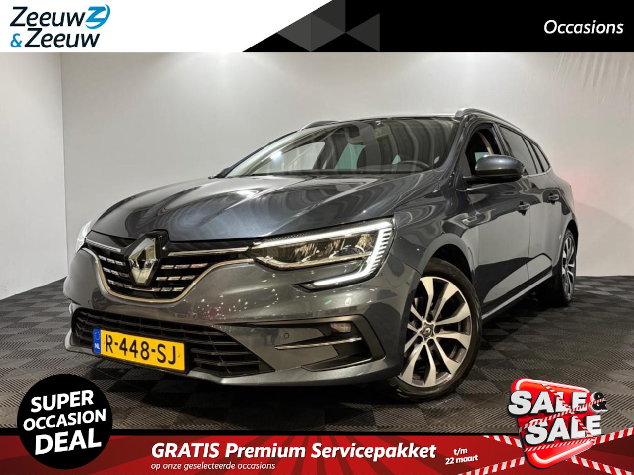 Renault Mégane Estate - 1.3 - 140PK TCe Techno | 1e eigenaar | Trekhaak (1700 KG) | Climate Control | 9,3" Navi | - AutoWereld.nl