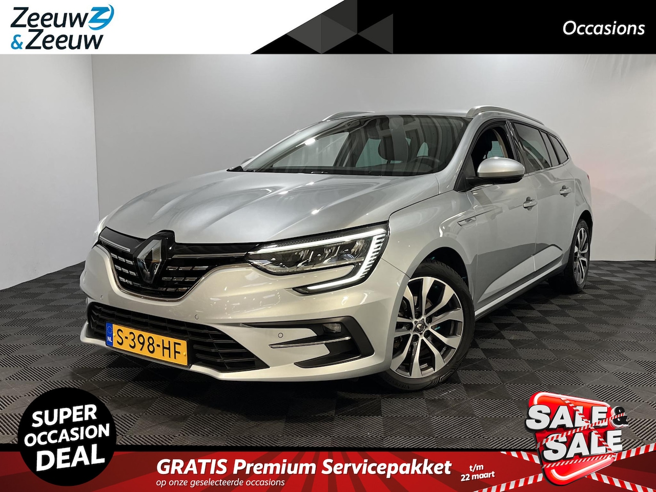 Renault Mégane Estate - 1.3 - 140PK TCe Techno | 9,3" Navi | Climate Control | Full LED | Cruise Control | Camera - AutoWereld.nl