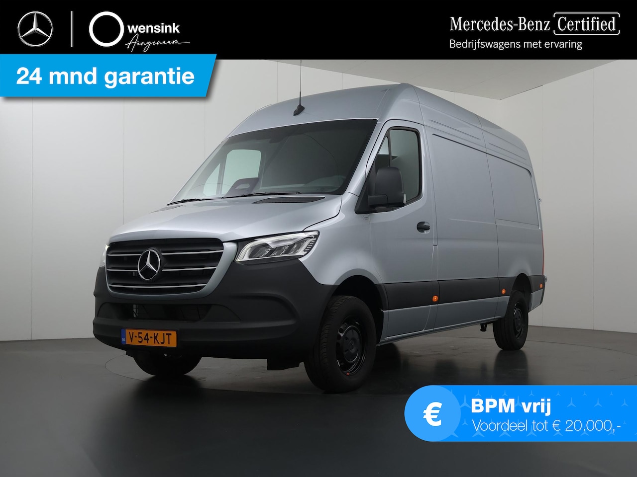 Mercedes-Benz Sprinter - 319 CDI Aut. | L2 H2 Pro | 3500 KG AHW | Geveerde bestuurdersstoel | Facelift | Parkeercam - AutoWereld.nl