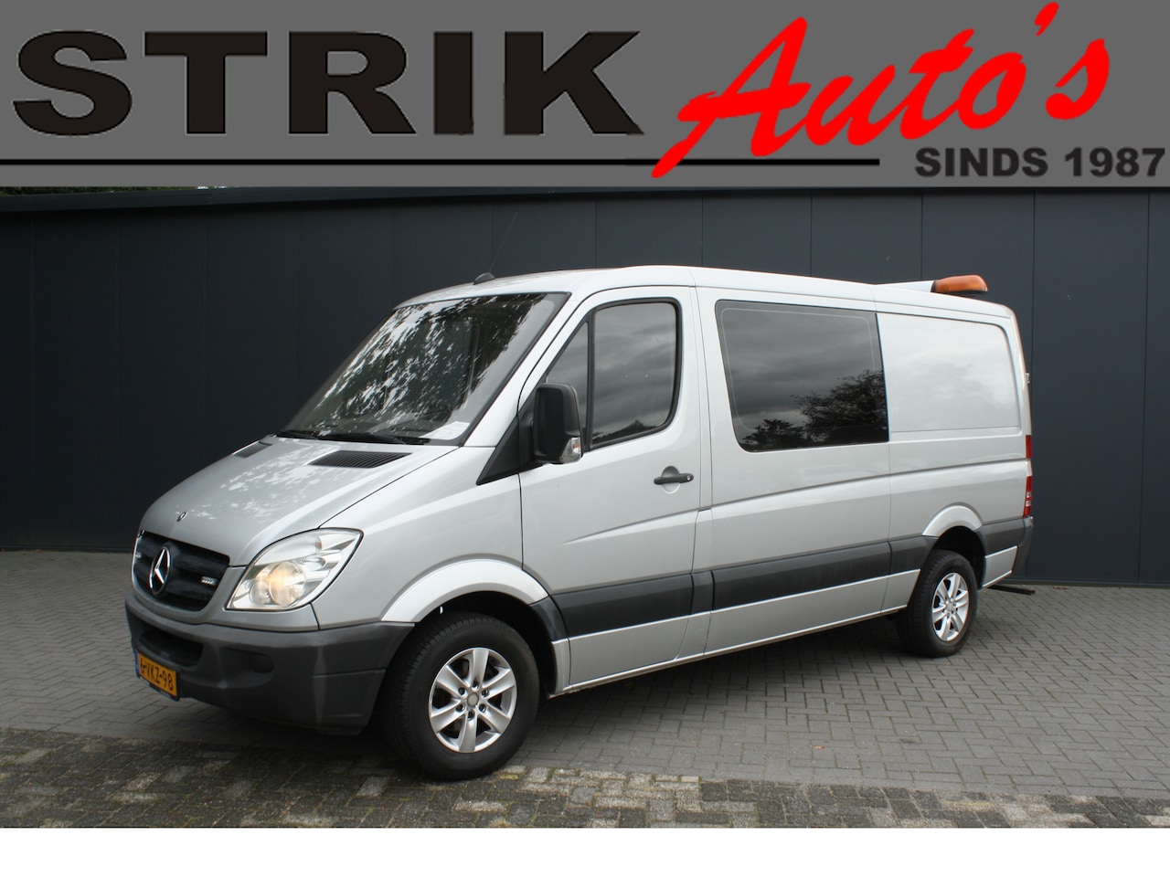 Mercedes-Benz Sprinter - 213 2.2 CDI EURO 5 DUBBELE CABINE - AIRCO - AUTOMAAT - TREKHAAK - NAVIGATIE - AutoWereld.nl