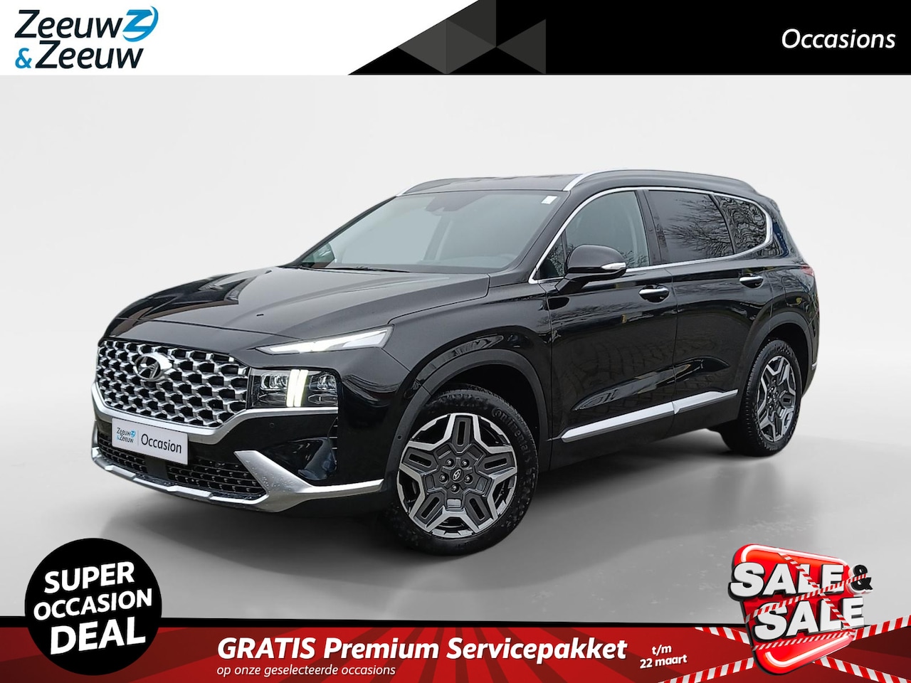 Hyundai Santa Fe - 1.6 T-GDI PHEV Premium 7p. | Leder | NETTE AUTO!| 38.000KM!!! | - AutoWereld.nl