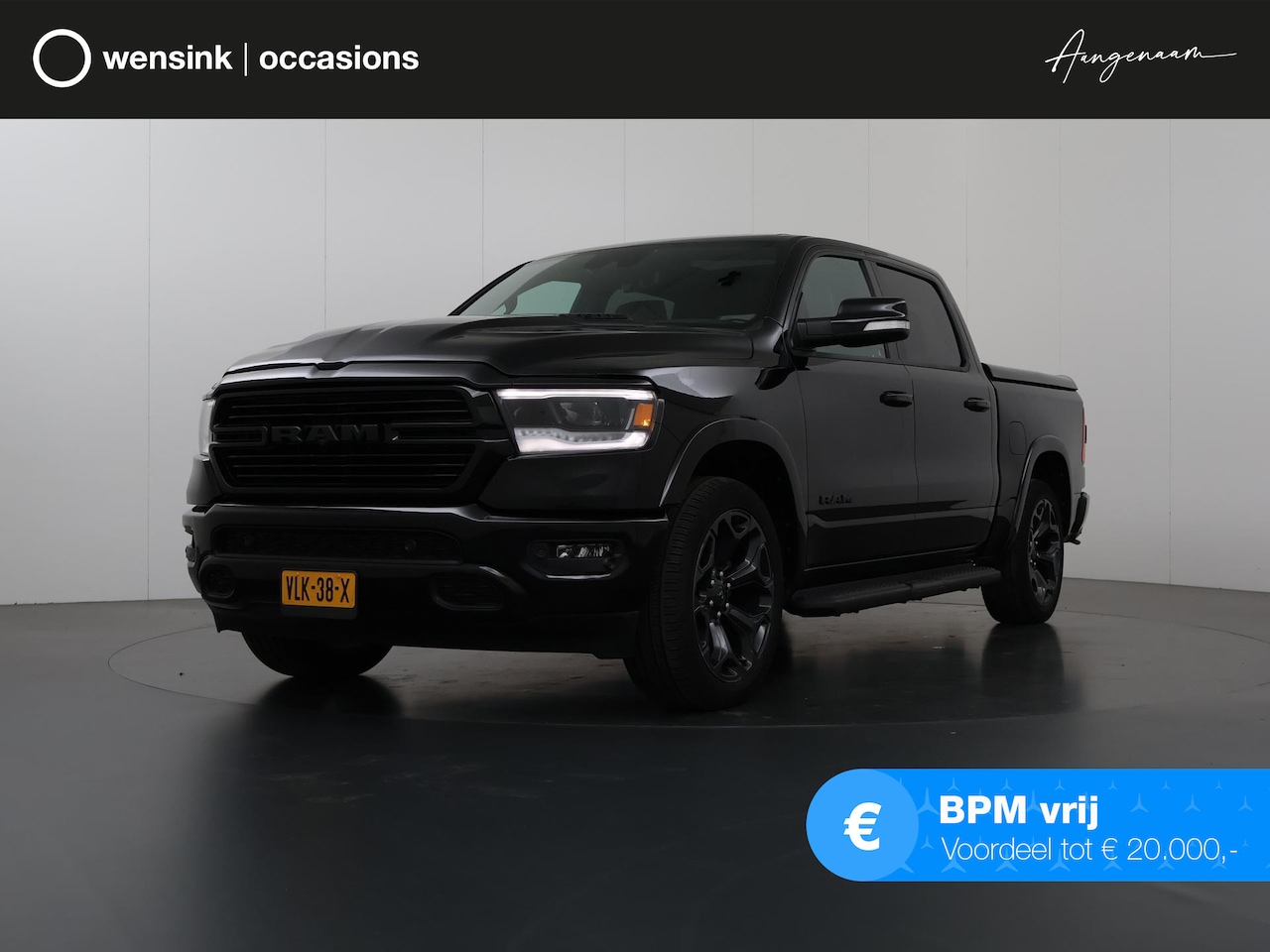 Dodge Ram 1500 - 5.7 V8 4x4 | Crew Cab Laramie | LPG | Night Edition | Keyless | Panorama-dak | Lederen bek - AutoWereld.nl