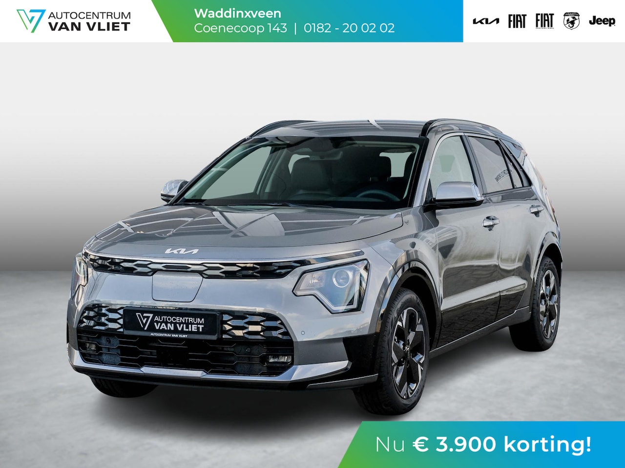 Kia Niro EV - Light Advanced 64.8 kWh | Uit voorraad leverbaar l Stoel&Stuur Verwarming l Privacy glas l - AutoWereld.nl