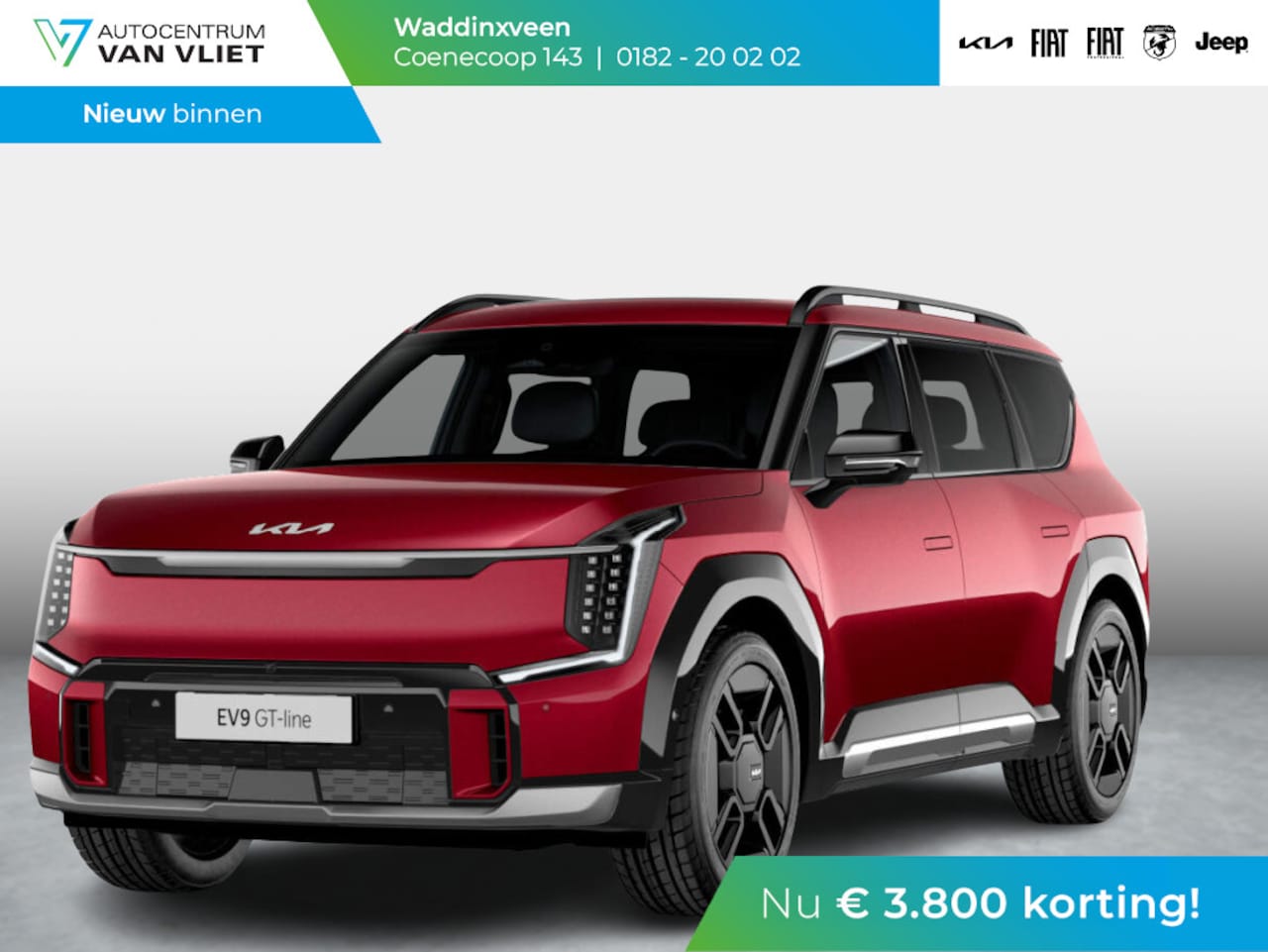 Kia EV9 - GT-Line AWD 99.8 kWh | Levering Maart | Clima | Navi | 7-Pers. | Adapt. Cruise | 21" | Hea - AutoWereld.nl