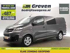 Opel Vivaro - 2.0 CDTI L3H1 | MARGE | Dubbele Cabine 6 Persoons | 150PK 360Camera Airco LED Cruise Carpl