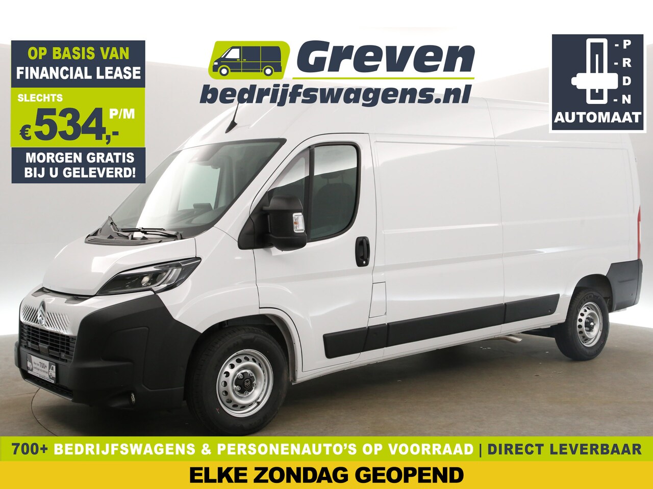 Citroën Jumper - L3H2 180PK NIEUW | BPM VRIJ | Automaat  Airco Camera Virtual Cruise Navi PDC 3 Persoons LE - AutoWereld.nl