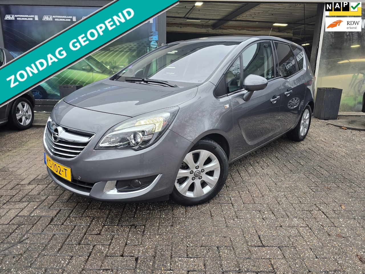 Opel Meriva - 1.4 Turbo Blitz | 2E EIGENAAR | 12MND GARANTIE | PDC| CAMERA | NAVI | CRUISE | - AutoWereld.nl