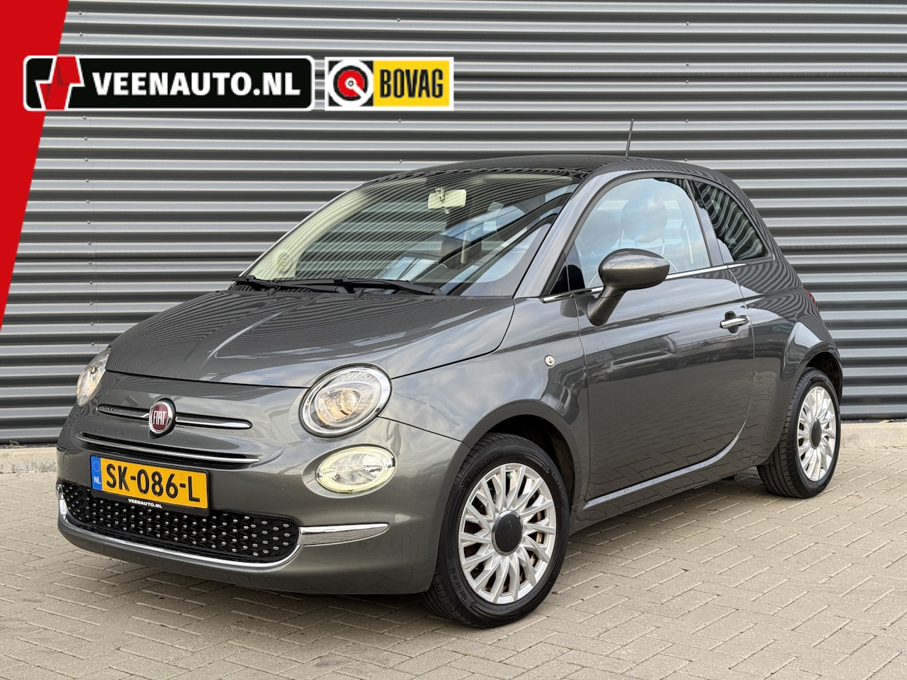 Fiat 500 - 1.2 Lounge Pano/Cruise/Airo/Bluetooth - AutoWereld.nl