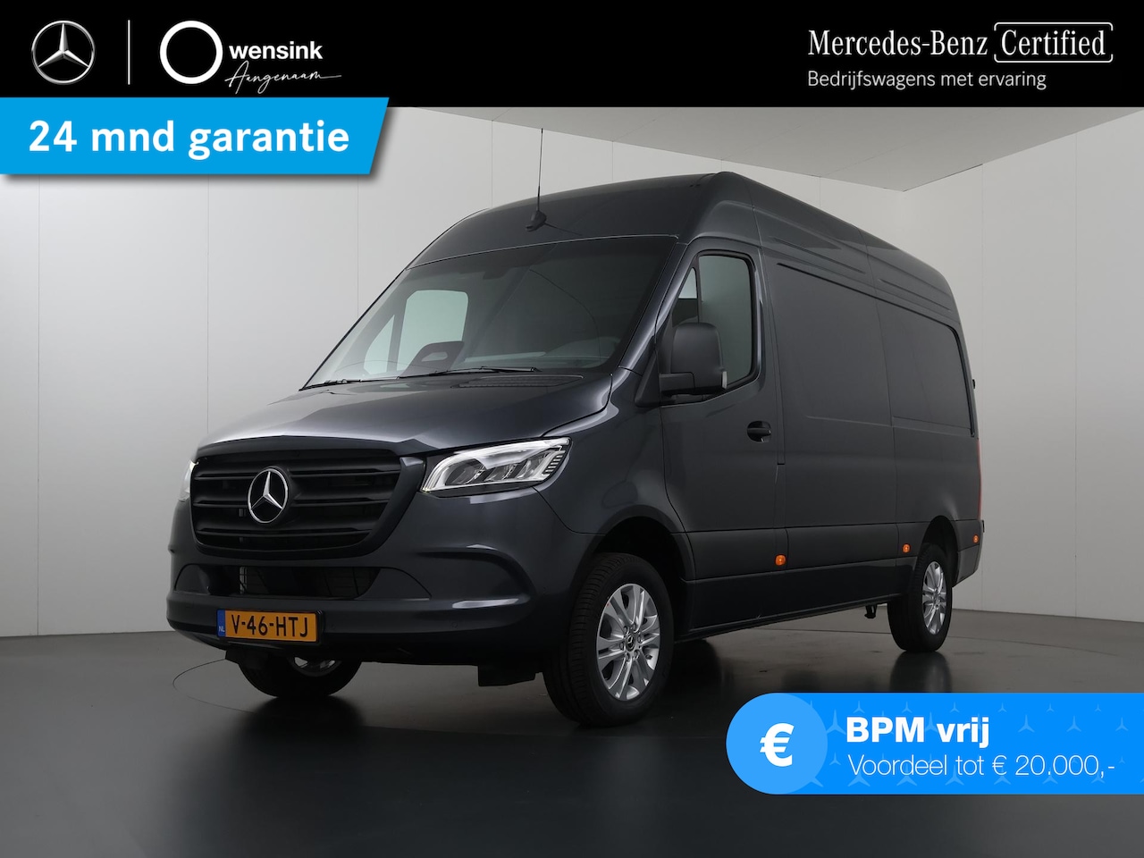 Mercedes-Benz Sprinter - 317 CDI L2 H2 | Automaat | 3500 KG AHW voorbereid | 17"Lichtmetalen Wielen | ILS-Led | NIE - AutoWereld.nl