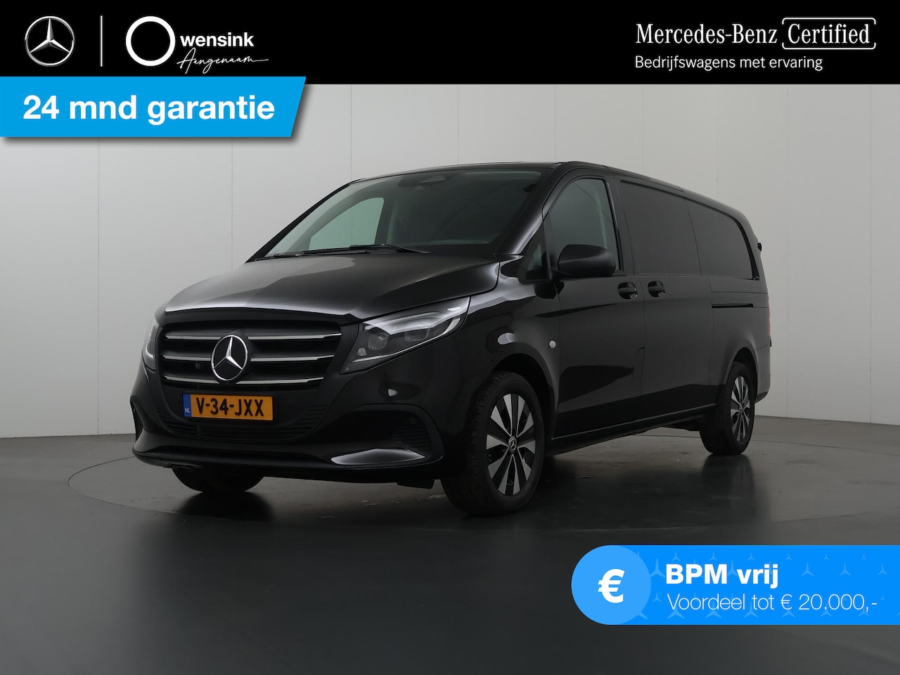 Mercedes-Benz Vito - 116 CDI Aut. | L3 XL | Pro | Automaat | Parkeercamera | Distronic Plus | Trekhaak 2500Kg | - AutoWereld.nl