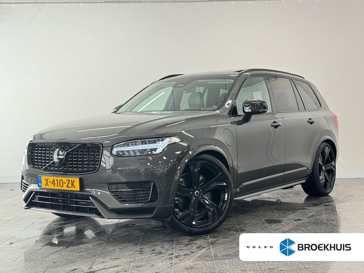 Volvo XC90 - T8 Recharge Black edition | Heico verlagingsset | Ultimate Dark | Nappa Leder | Massage/ve - AutoWereld.nl