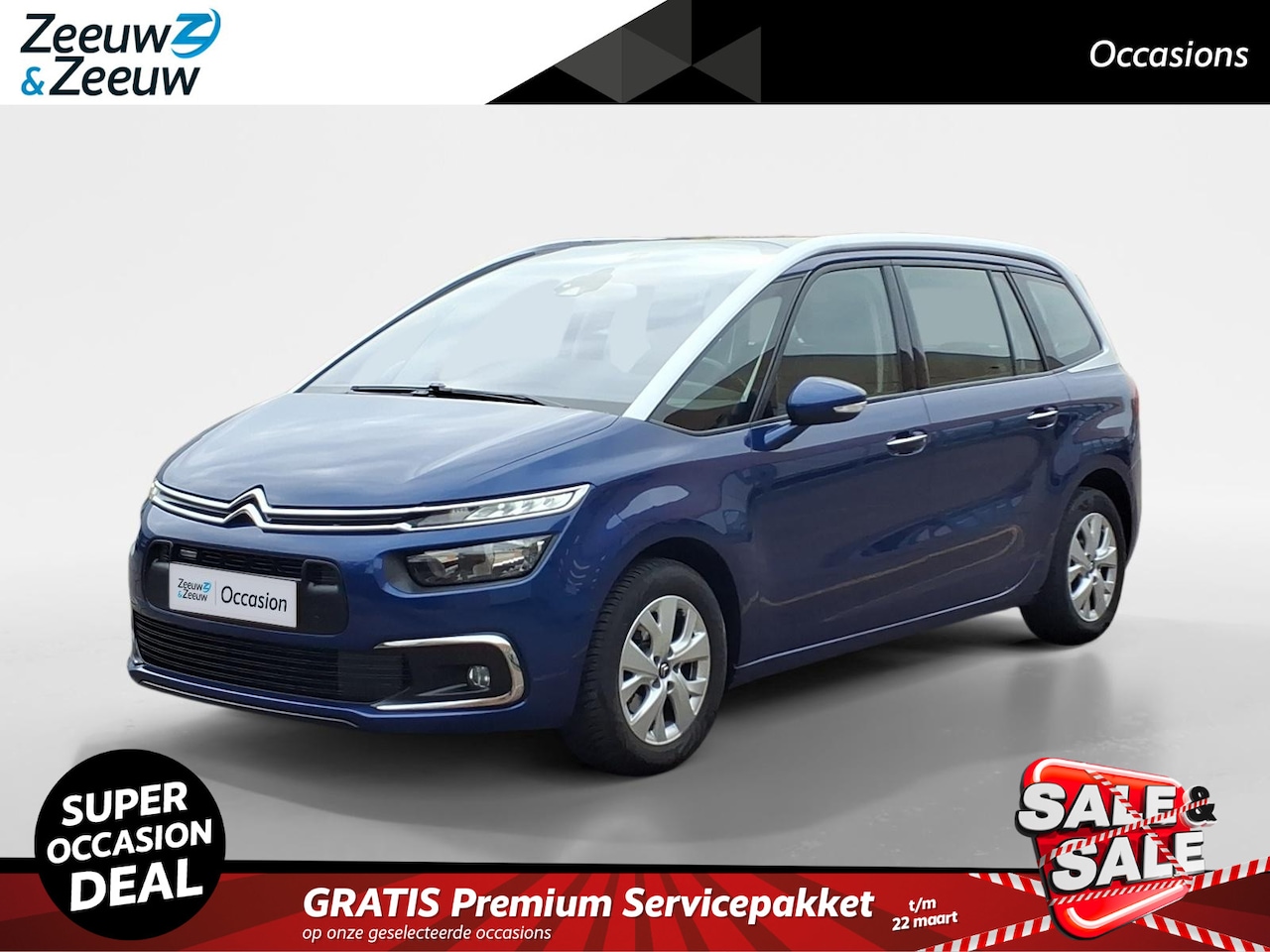 Citroën Grand C4 Picasso - 1.2 PureTech Business 7 persoons | Trekhaak | Airco/ecc | Navigatie| onderhoudesbonnen aan - AutoWereld.nl