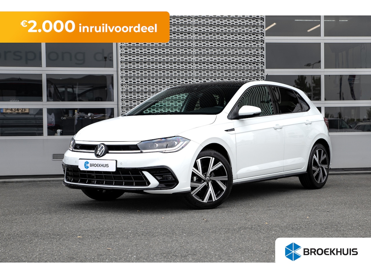 Volkswagen Polo - 1.0 TSI 95 5MT R-Line Business+ Inclusief €2000,- inruilvoordeel + €1000,- korting | 'App- - AutoWereld.nl