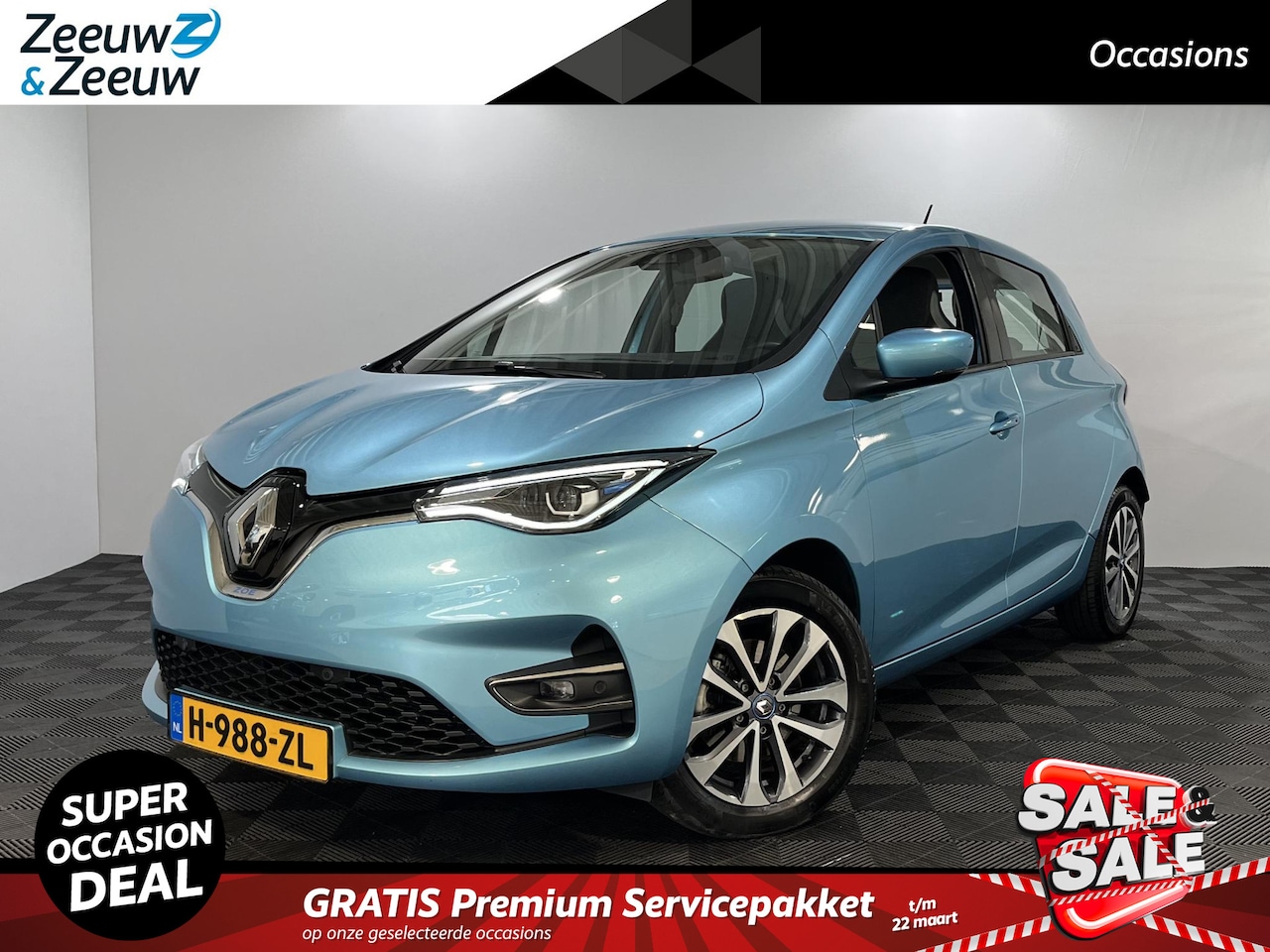 Renault Zoe - R135 Zen 52 kWh Automaat | Apple CarPlay/Android Auto | Climate Control | Full LED | Licht - AutoWereld.nl