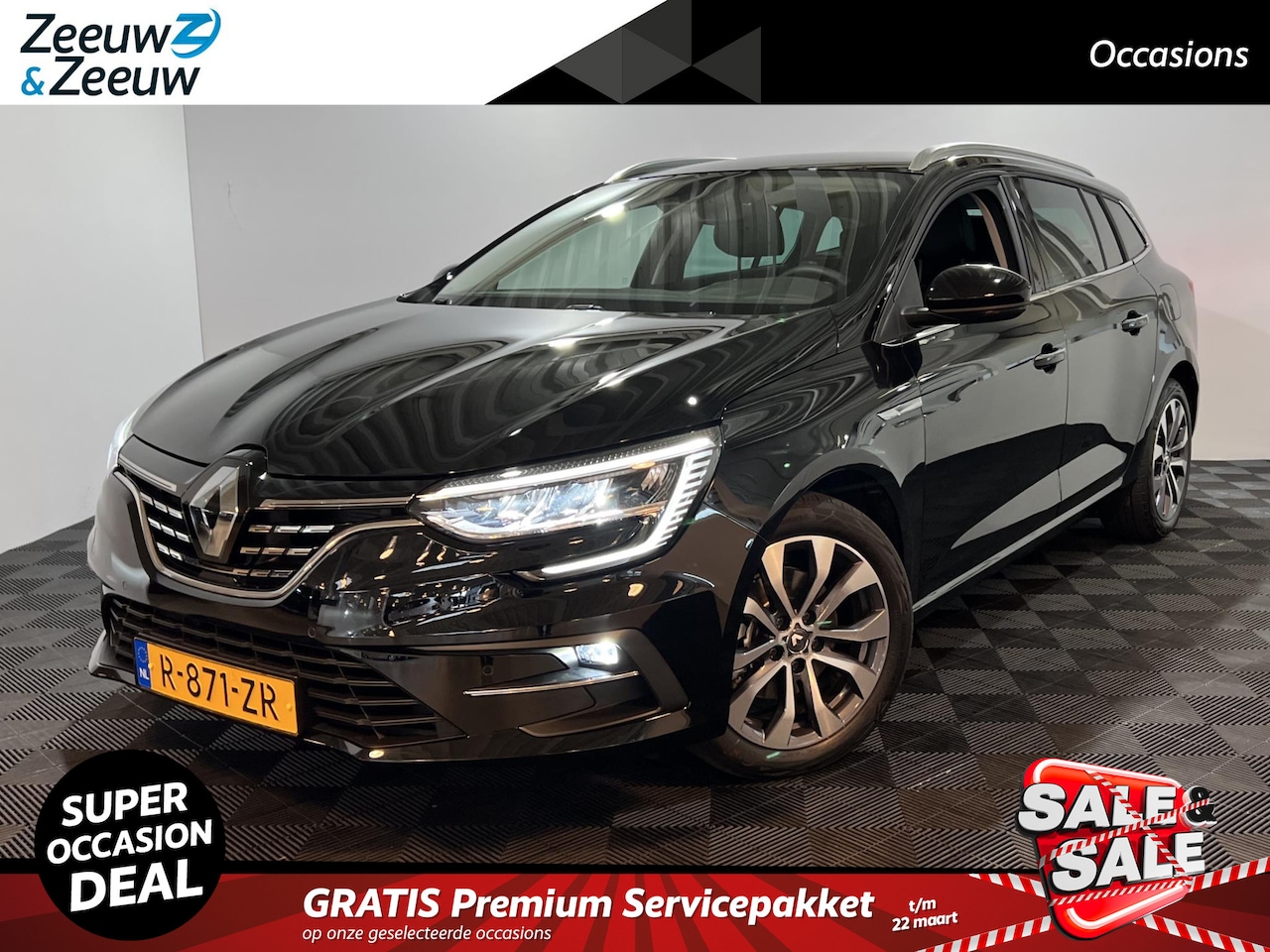 Renault Mégane Estate - 1.6 - 160PK PHEV Techno Automaat | Easy Link Navi 9,3'' |  Camera | LED koplampen | Apple - AutoWereld.nl