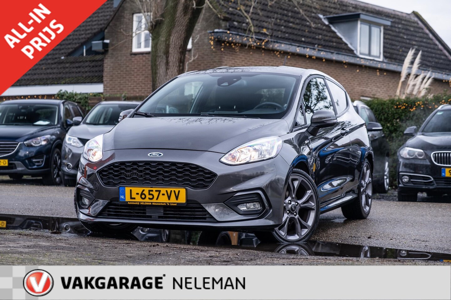 Ford Fiesta - 100pk AUTOMAAT 3DEURS ST line RIJKLAAR - AutoWereld.nl