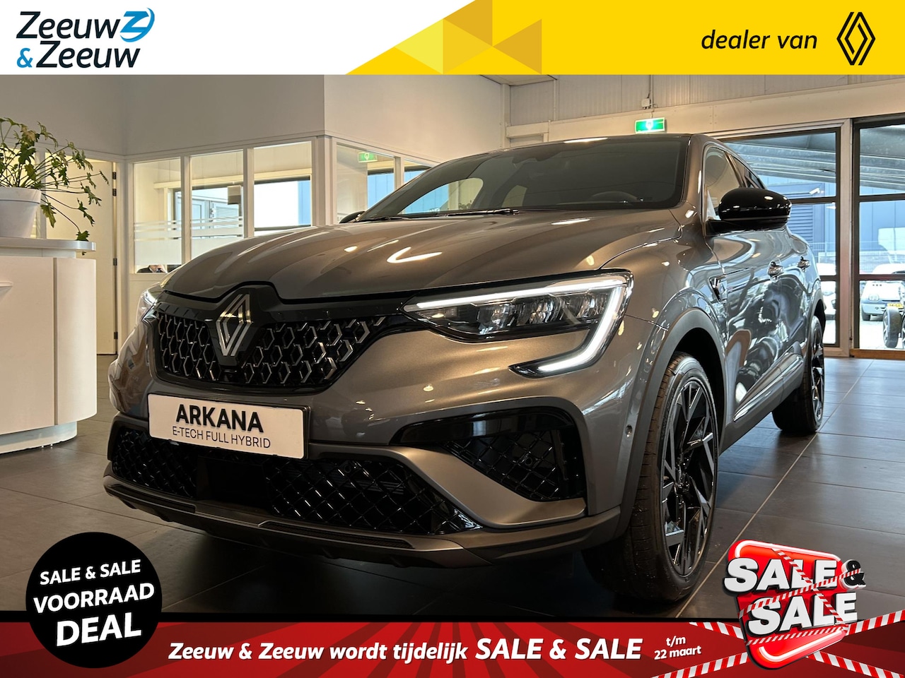 Renault Arkana - De nieuwe E-Tech hybrid 145 esprit Alpine | Nu uit voorraad leverbaar en profiteer van € 3 - AutoWereld.nl