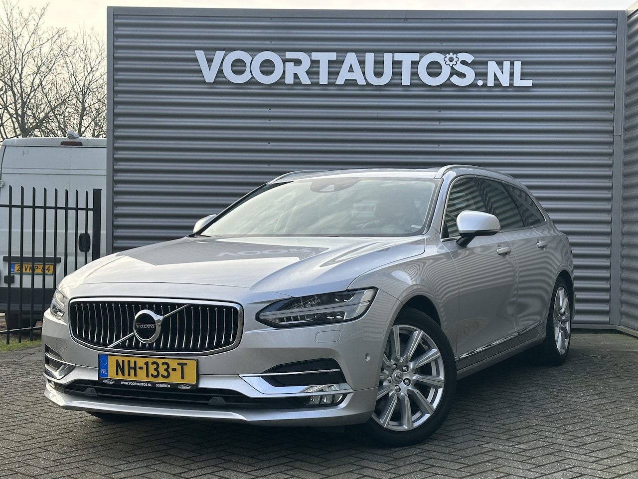 Volvo V90 - 2.0 T5 Inscription 188KW | Lederen Sportstoelen Memory & Ventilatie | Trekhaak Elektrisch - AutoWereld.nl