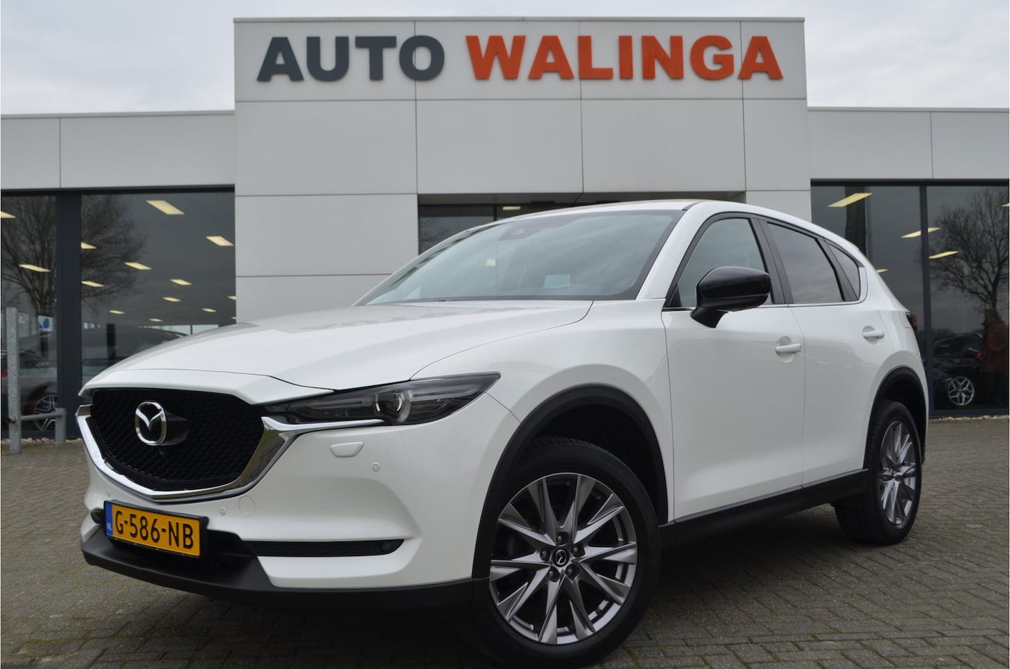 Mazda CX-5 - 2.0 SkyActiv-G 165 Sport 360 Camera | LED koplampen | Carplay | Parelmoer wit | Trekhaak | - AutoWereld.nl