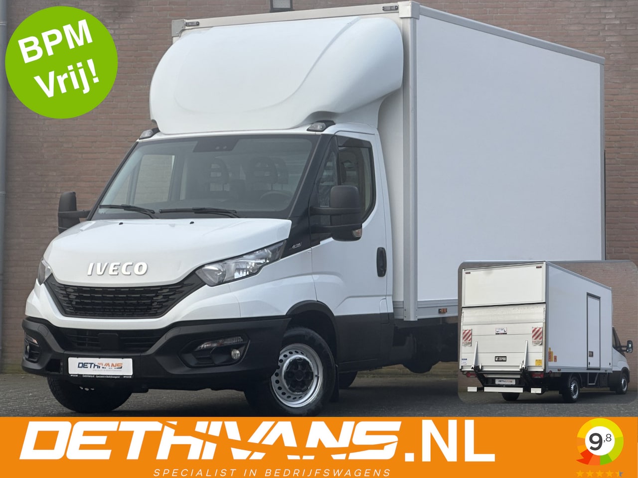 Iveco Daily - 35S14 140PK Bakwagen + Laadklep 20m³ - AutoWereld.nl