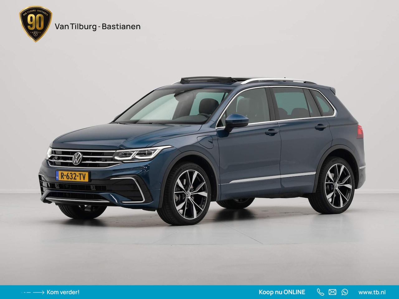 Volkswagen Tiguan - 1.4 TSI 245pk eHybrid R-Line Business+ Panorama Navigatie Camera Side Assist 3 - AutoWereld.nl