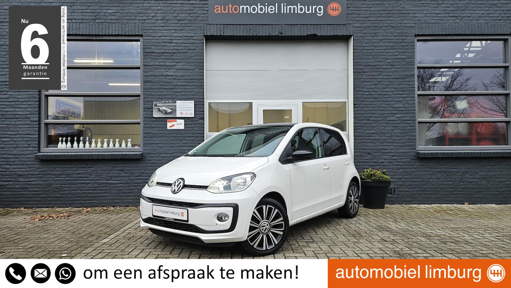 Volkswagen Up! - 1.0 BMT high up! | 16" LA BOCA | TWO-TONE | DEALER ONDERHOUDEN - AutoWereld.nl