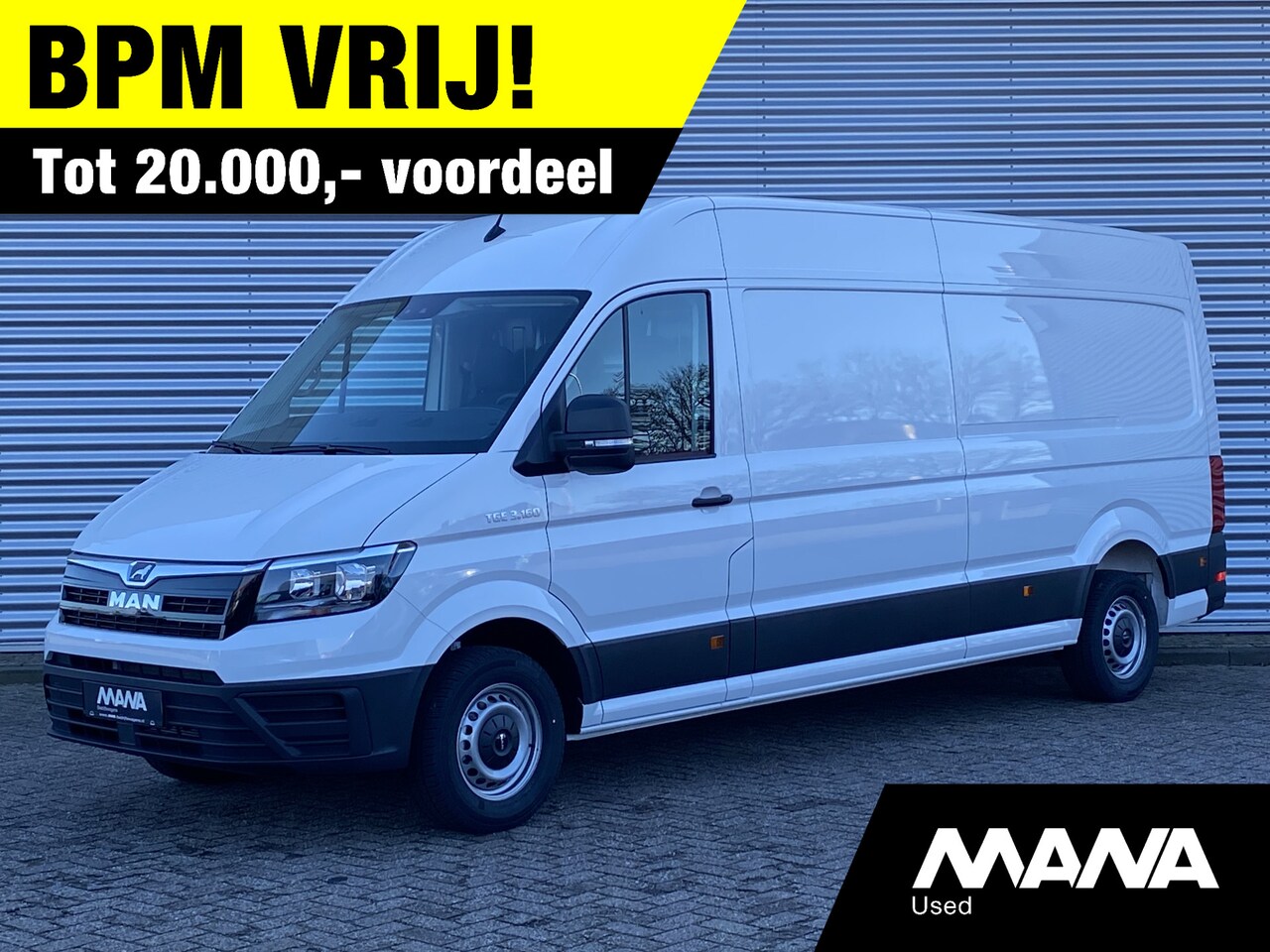 MAN TGE - 3.160 160PK L4H3 RWD 3500kg Trekgewicht Cruise Navi airco Bluetooth Car-Play trekhaak Came - AutoWereld.nl