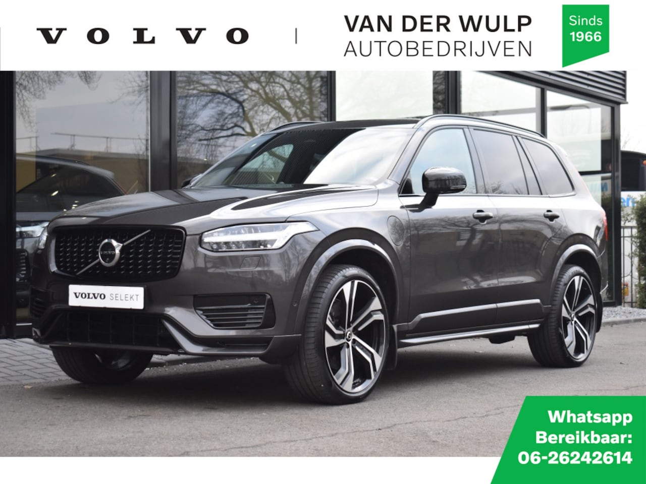 Volvo XC90 - T8 455pk AWD Ultimate Dark | Luchtvering | Trekhaak | Bowers&Wil - AutoWereld.nl